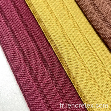 100% polyester 190gsm Stripe Knit 8 * 2 Tissu côtelé